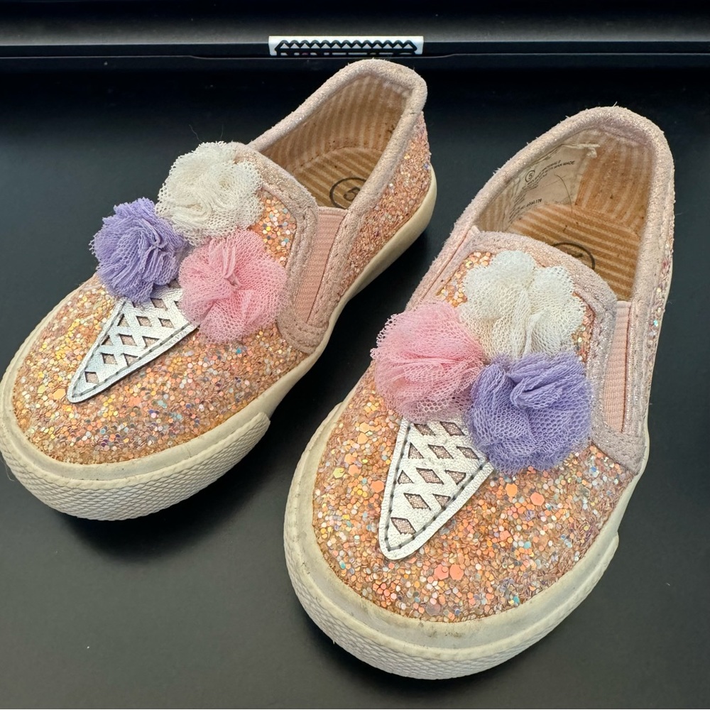 4/$10 ⚡️ Cat & Jack Pastel Pink Ice Cream Slip On